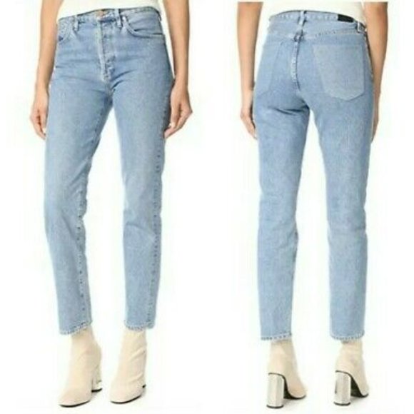 Goldsign the Benefit High Rise Relax Jeans, Size 24
